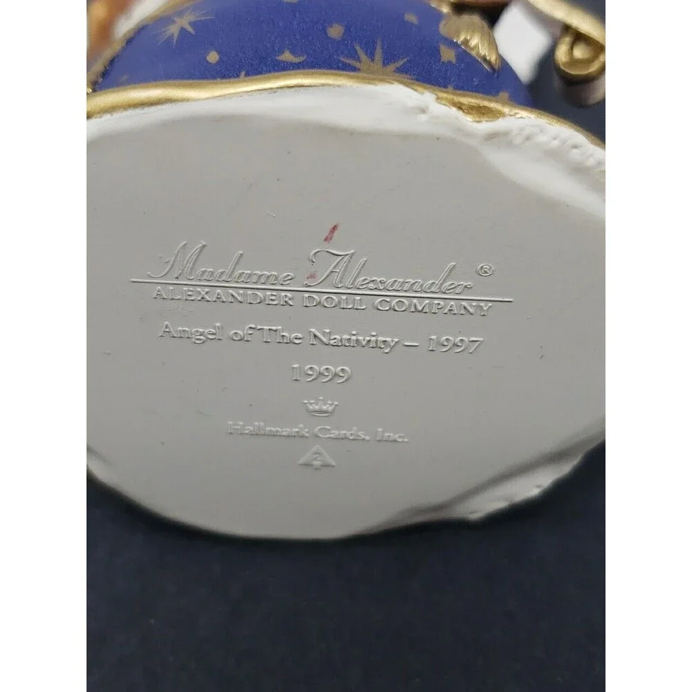 Hallmark Madame Alexander Doll Ornament Angel of The Nativity 1997 Vintage 1999
